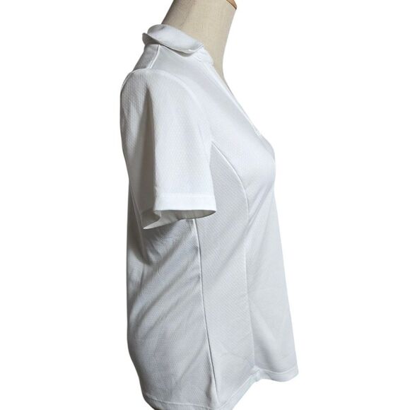 Lady Hagen White Women's Stretch Golf. Polo Shirt - Picture 2 of 7